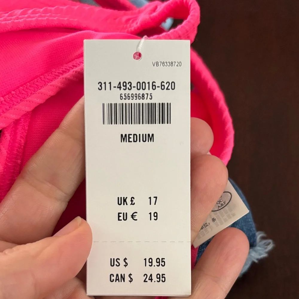 Hollister Hot Pink Bikini Bottom - Picture 5 of 5